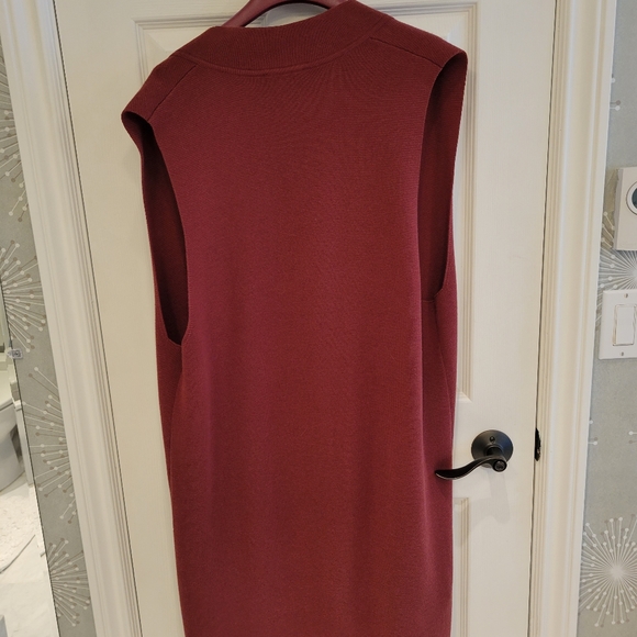Ann Taylor's Women Plus 2XL Open Long Knitted Vest - Picture 3 of 7